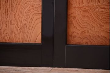 中古　民芸家具　木目が美しい板戸4枚セット