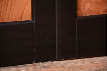 中古　民芸家具　木目が美しい板戸4枚セット