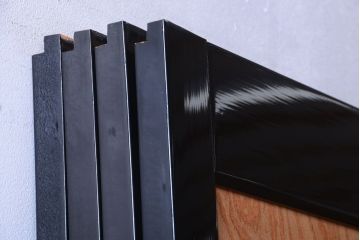 中古　民芸家具　木目が美しい板戸4枚セット