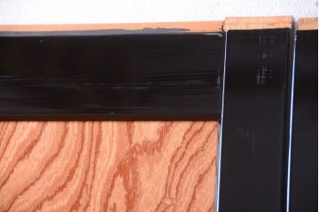 中古　民芸家具　木目が美しい板戸4枚セット