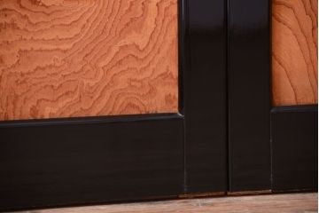 中古　民芸家具　木目が美しい板戸4枚セット