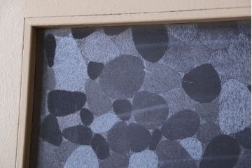 昭和レトロ　このはガラス入り!ビンテージペイントドア(扉)