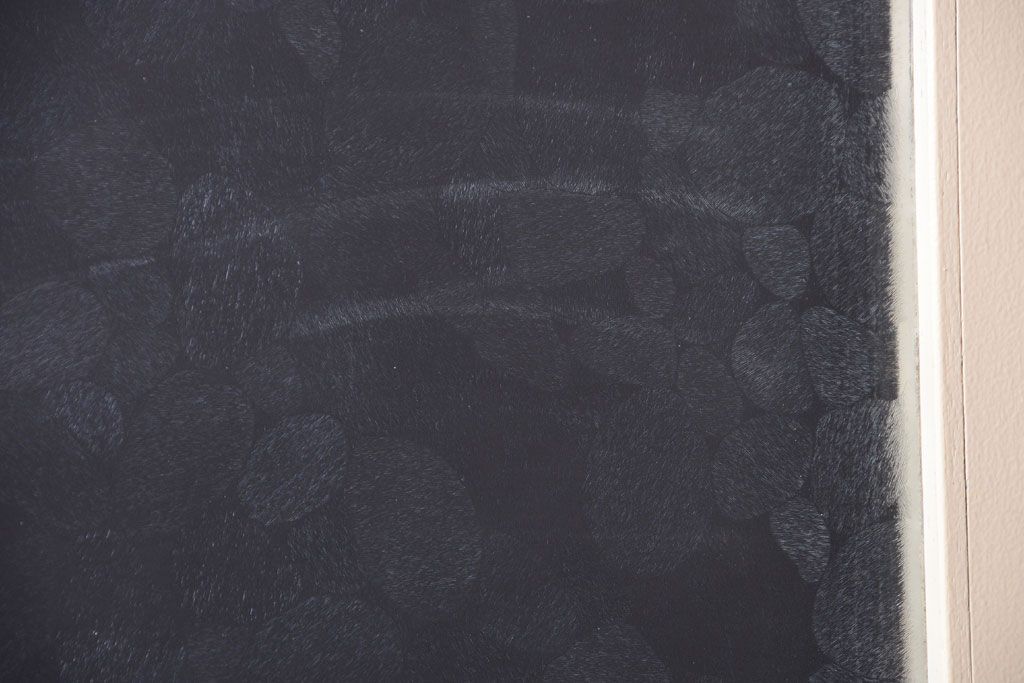 昭和レトロ　このはガラス入り!ビンテージペイントドア(扉)