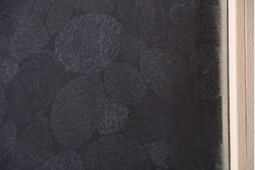 昭和レトロ　このはガラス入り!ビンテージペイントドア(扉)(2)