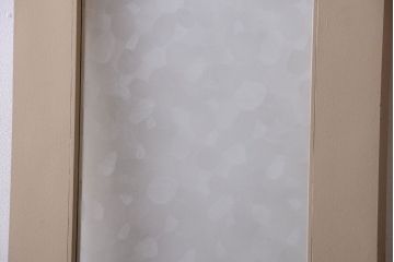 昭和レトロ　このはガラス入り!ビンテージペイントドア(扉)(2)