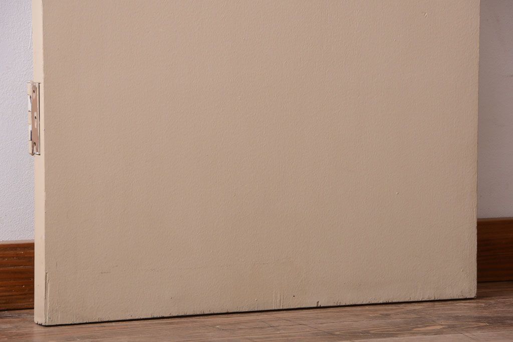 昭和レトロ　このはガラス入り!ビンテージペイントドア(扉)(2)