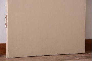 昭和レトロ　このはガラス入り!ビンテージペイントドア(扉)(2)