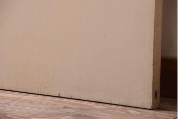 昭和レトロ　このはガラス入り!ビンテージペイントドア(扉)(2)