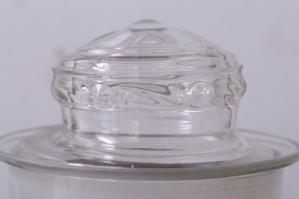 アンティーク雑貨　昭和レトロ　ガラス瓶2個セット(日本製)