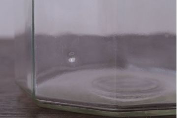 アンティーク雑貨　昭和レトロ　ガラス瓶2個セット(日本製)