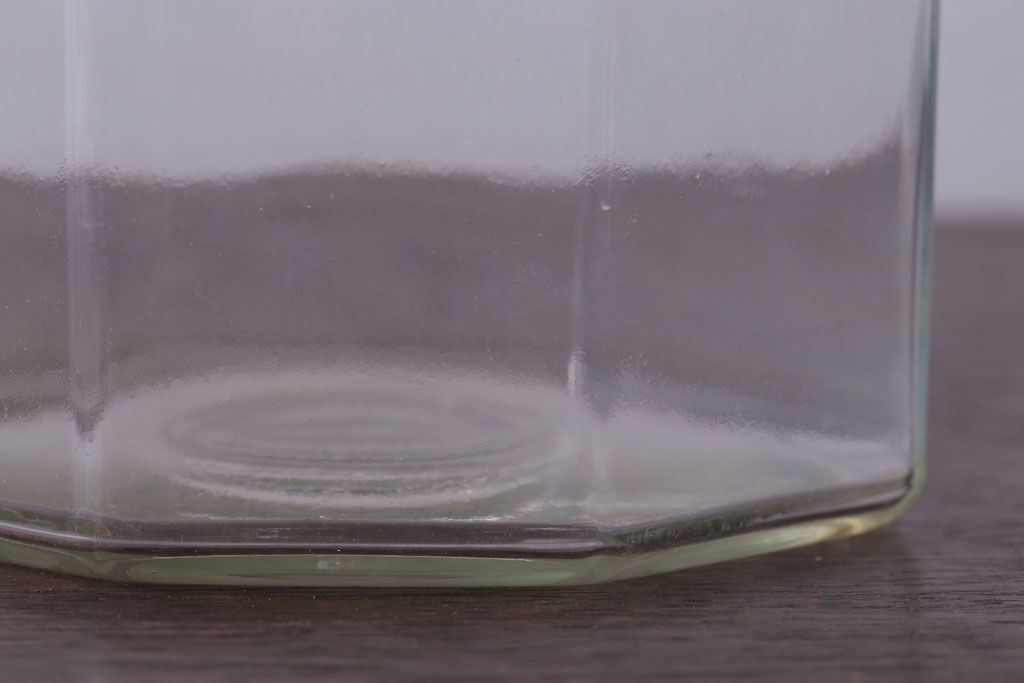 アンティーク雑貨　昭和レトロ　ガラス瓶2個セット(日本製)