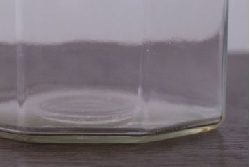 アンティーク雑貨　昭和レトロ　ガラス瓶2個セット(日本製)