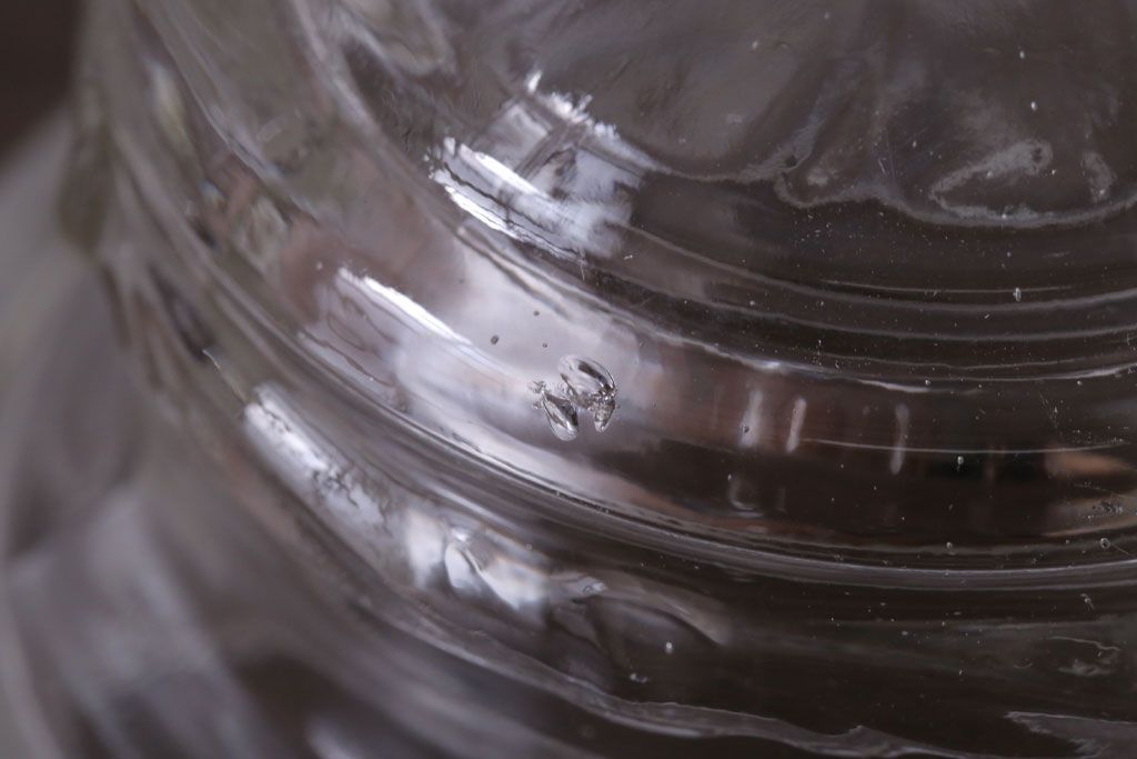 アンティーク雑貨　昭和レトロ　ガラス瓶2個セット(日本製)