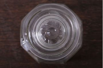 アンティーク雑貨　昭和レトロ　ガラス瓶2個セット(日本製)