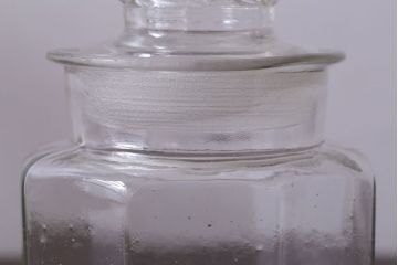 アンティーク雑貨　昭和レトロ　ガラス瓶2個セット(日本製)