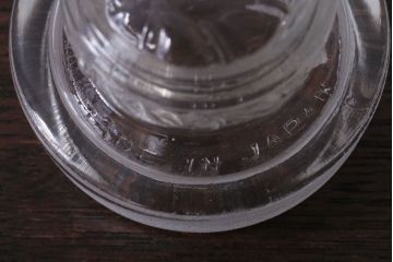 アンティーク雑貨　昭和レトロ　ガラス瓶2個セット(日本製)