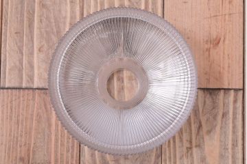 アンティーク　プレスガラスシェードの天井照明