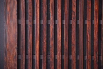 古民具・骨董　裏結霜ガラス入り!古い木の格子ガラス帯戸2枚セット(3)