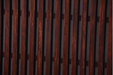 古民具・骨董　裏結霜ガラス入り!古い木の格子ガラス帯戸2枚セット(3)