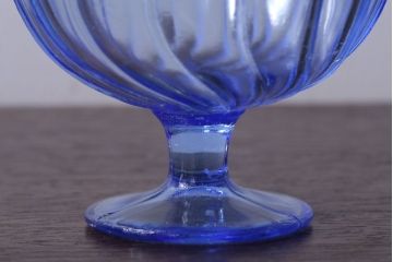 アンティーク雑貨　 昭和レトロ　氷コップ3個セット(プレスガラス)(2)