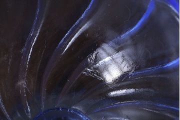 アンティーク雑貨　昭和レトロ　アンティーク氷コップ3個セット(プレスガラス)(3)
