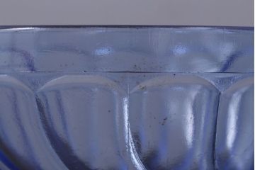 アンティーク雑貨　昭和レトロ　アンティーク氷コップ3個セット(プレスガラス)(3)