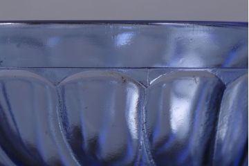 アンティーク雑貨　昭和レトロ　アンティーク氷コップ3個セット(プレスガラス)(3)