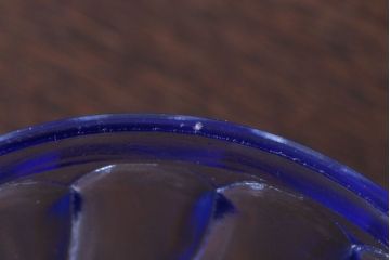 アンティーク雑貨　昭和レトロ　アンティーク氷コップ3個セット(プレスガラス)(3)