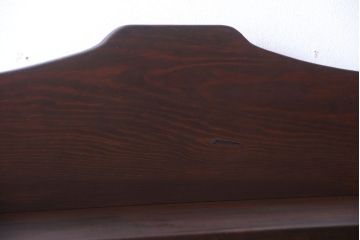 アンティーク家具　和製アンティーク　古い木製の大ぶりな本棚(飾り棚)