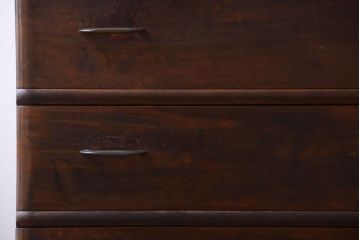 アンティーク家具　アンティーク　古い木のシンプルで上品なチェスト