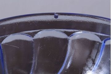 アンティーク雑貨　和製アンティーク　昭和レトロな氷コップ2個セット(プレスガラス)