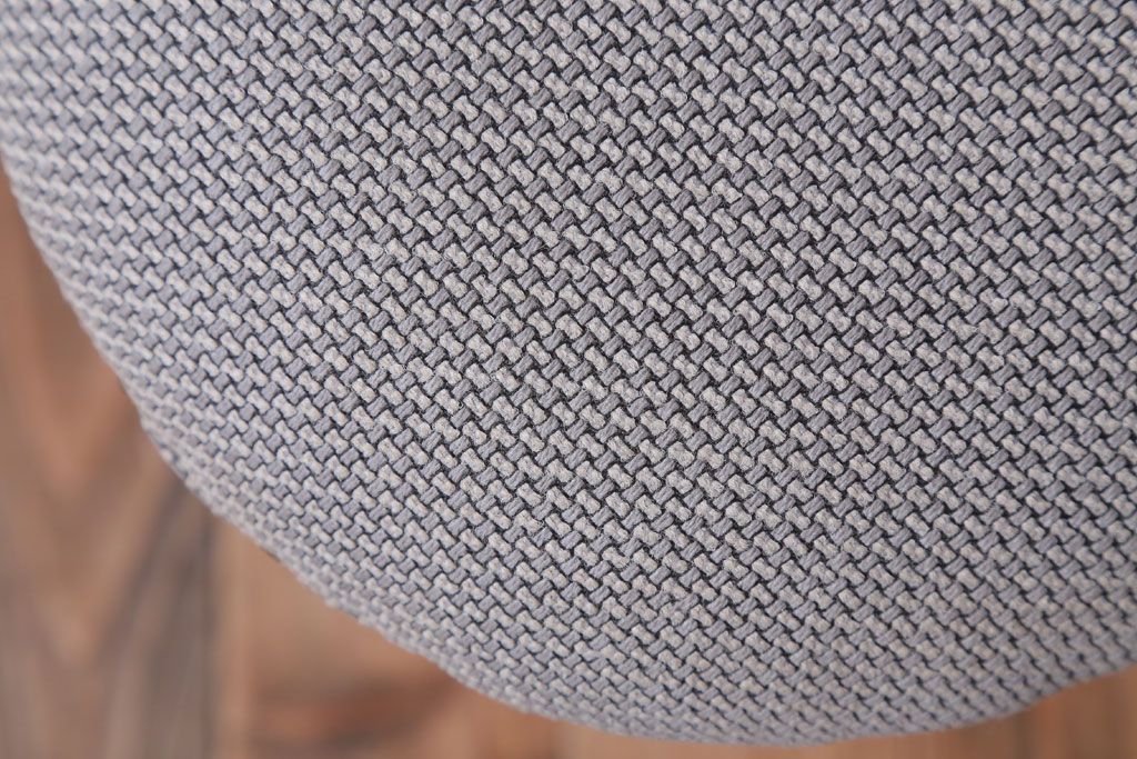 アンティーク家具　和製アンティーク　古い木の上品なクッション座面スツール