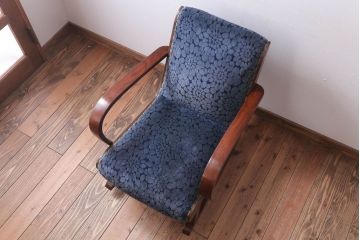 和製アンティーク　オリジナル座面の珍しい美品ロッキングチェア