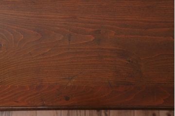 アンティーク家具　和製アンティーク　珍しいデザインの古い作業台(長机)