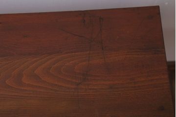 アンティーク家具　和製アンティーク　珍しいデザインの古い作業台(長机)