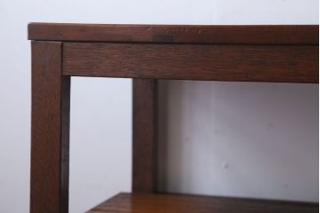 アンティーク家具　和製アンティーク　珍しいデザインの古い作業台(長机)