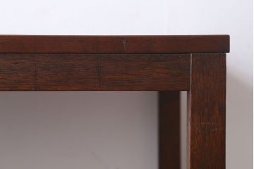 アンティーク家具　和製アンティーク　珍しいデザインの古い作業台(長机)