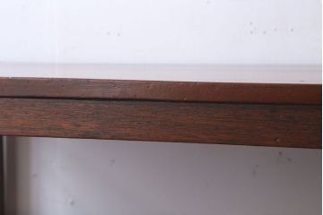 アンティーク家具　和製アンティーク　珍しいデザインの古い作業台(長机)