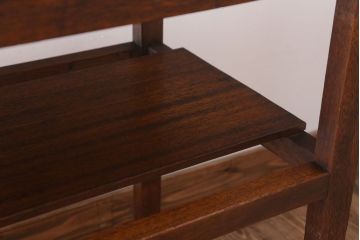 アンティーク家具　和製アンティーク　珍しいデザインの古い作業台(長机)