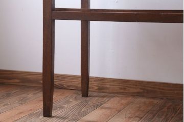 アンティーク家具　和製アンティーク　珍しいデザインの古い作業台(長机)