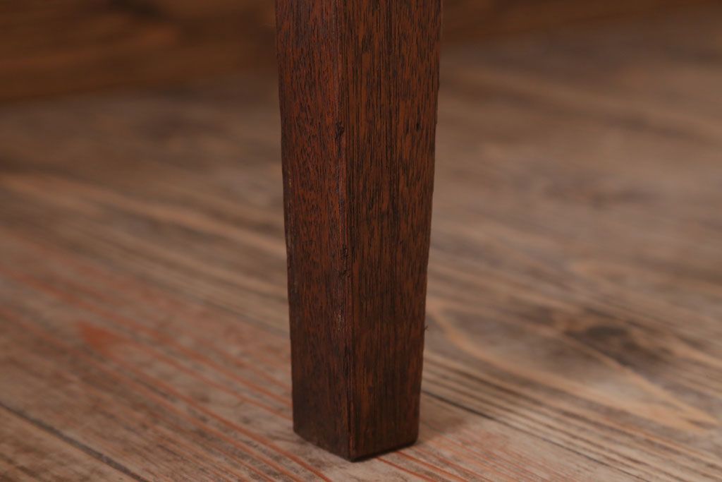 アンティーク家具　和製アンティーク　珍しいデザインの古い作業台(長机)