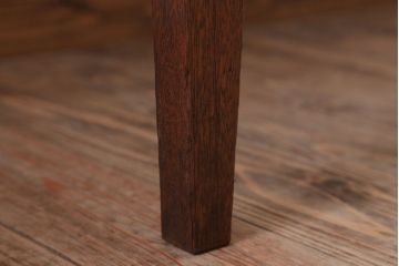 アンティーク家具　和製アンティーク　珍しいデザインの古い作業台(長机)