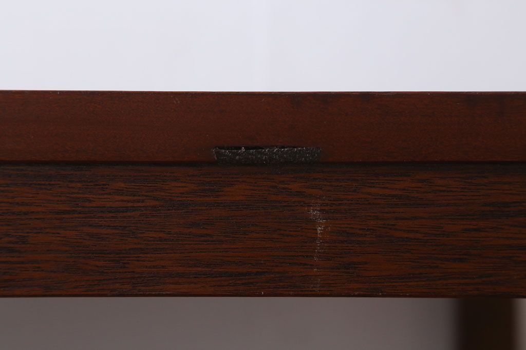 アンティーク家具　和製アンティーク　珍しいデザインの古い作業台(長机)