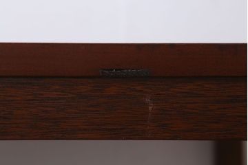 アンティーク家具　和製アンティーク　珍しいデザインの古い作業台(長机)