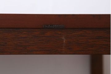 アンティーク家具　和製アンティーク　珍しいデザインの古い作業台(長机)