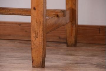 アンティーク家具　和製アンティーク　古い木のシンプルな平机