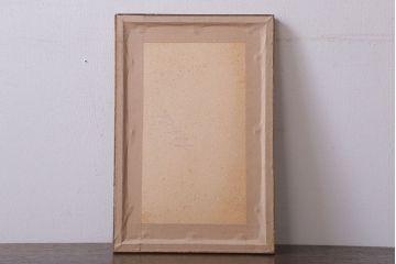 アンティーク雑貨　イギリスビンテージ　壁掛け絵画　フレーム(天使)