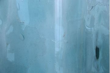 アンティーク雑貨　昭和レトロ　青色気泡ガラス!アンティークガラス瓶2個セット