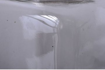 アンティーク雑貨　昭和レトロ　アンティークガラス瓶大小2個セット