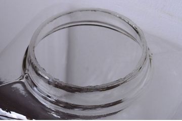 アンティーク雑貨　昭和レトロ　アンティークガラス瓶大小2個セット